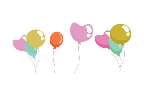 Colorful Decorative Love Balloons