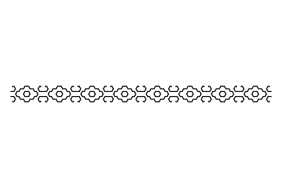 Decorative Geometric Border. Seamless Ho Graphics
