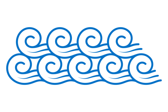 Decorative Waves Ornament Graphics for Digital Sellers