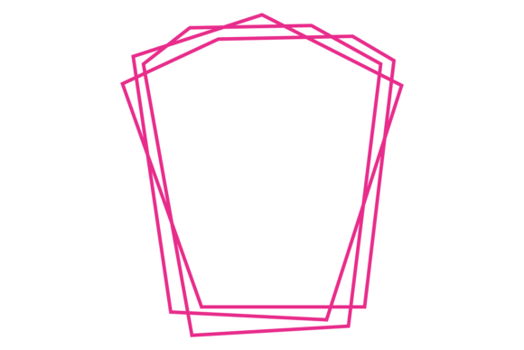Elegant Polygonal Border for Graphics and Illustrations