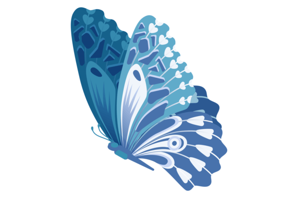 Flying Moth Graphic for Editorial and Web Use