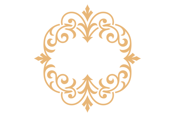 Golden Decorative Frame for Premium Branding