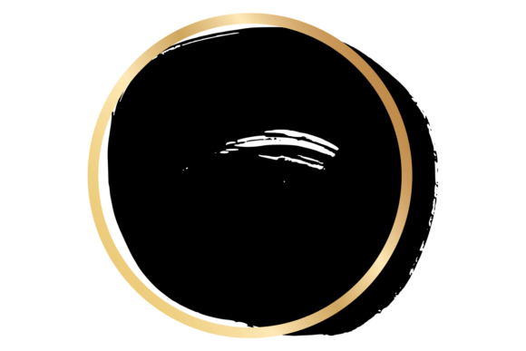 Golden Edge Graphic for Creative Projects
