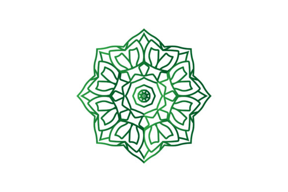 Gradient Arabic Decorative Mandala Graphics