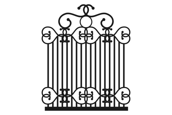 Park Fence: Classic Urban Decorative Metal