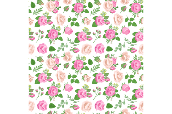 Rose Seamless Pattern Graphic for Modern Branding