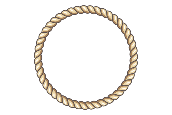 Round Frame Decorative Border for Digital Creators
