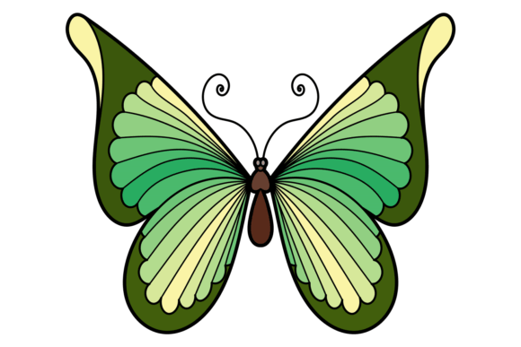 Spring Moth Graphic for Crafting