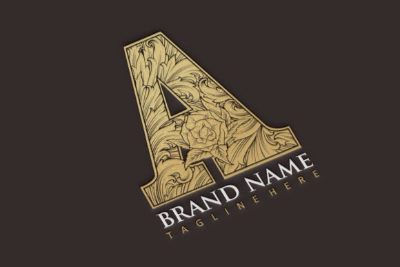 Vintage Monogram Letter Decorative Graphics